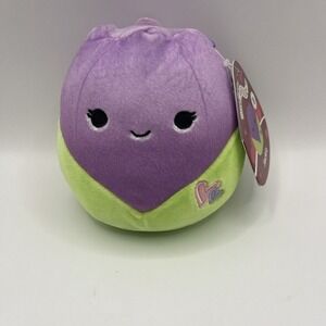 Squishmallows Jackie The Tulip Purple Flower 5" Plush Stuffed Animal Toy